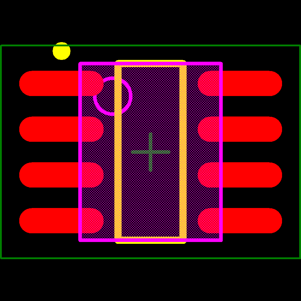 25AA040T-I/SN Footprint - Microchip