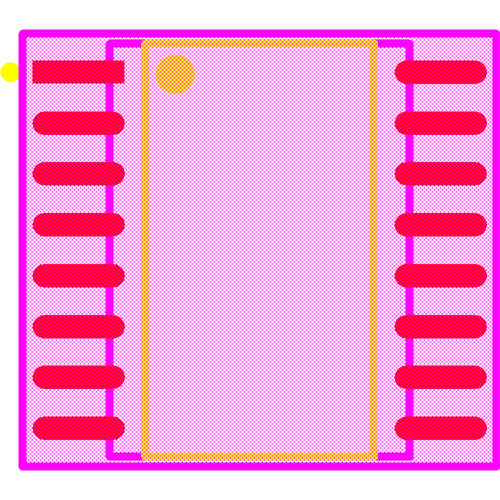 ACS710KLATR-10BB-NL-T Footprint - Allegro MicroSystems