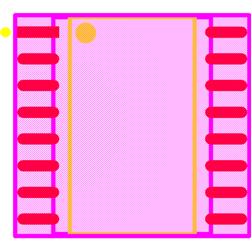 ACS710KLATR-10BB-NL-T Footprint - Allegro MicroSystems