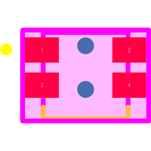 PTS840GKPSMTRLFS Footprint - C&K Components
