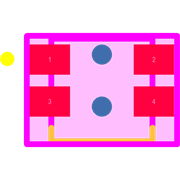 PTS840GKPSMTRLFS Footprint - C&K Components