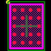 TPS68401C4YFFR Footprint - Texas Instruments