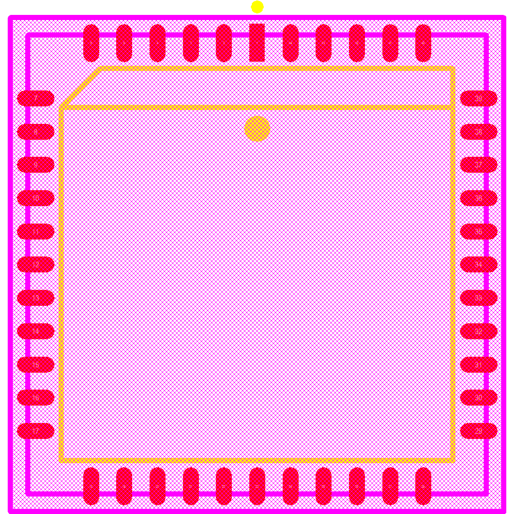 AT27C2048-90JU-T Footprint - Microchip