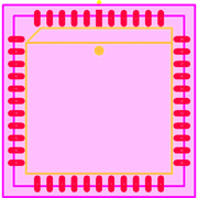 AT27C2048-90JU-T Footprint - Microchip