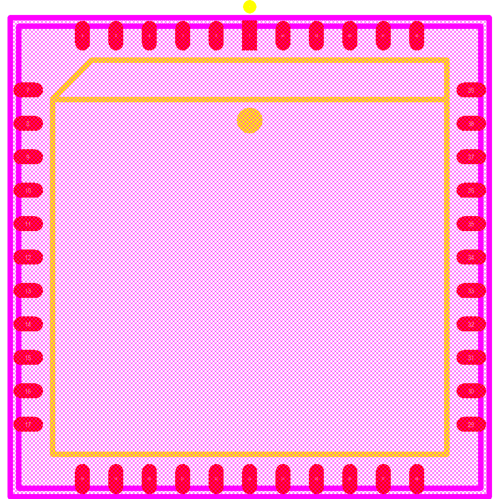 AT27C2048-90JU-T Footprint - Microchip