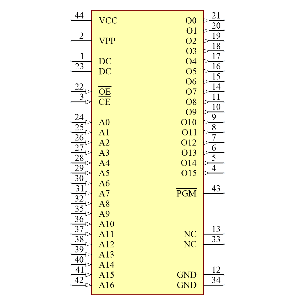 AT27C2048-90JU-T Symbol - Microchip