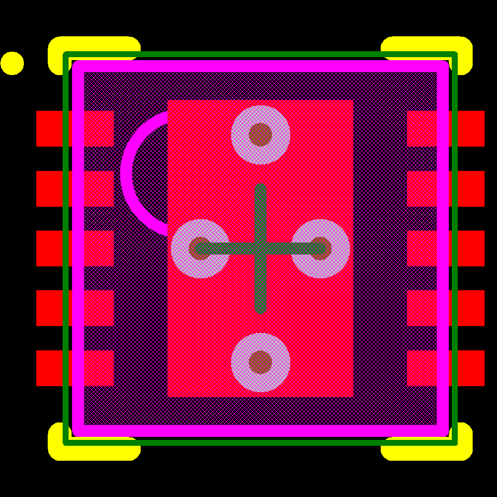 MCP73834-GPI/MF Footprint - Microchip
