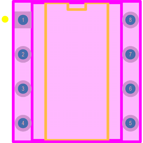 SN65176BP Footprint - Texas Instruments