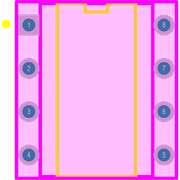 SN65176BP Footprint - Texas Instruments
