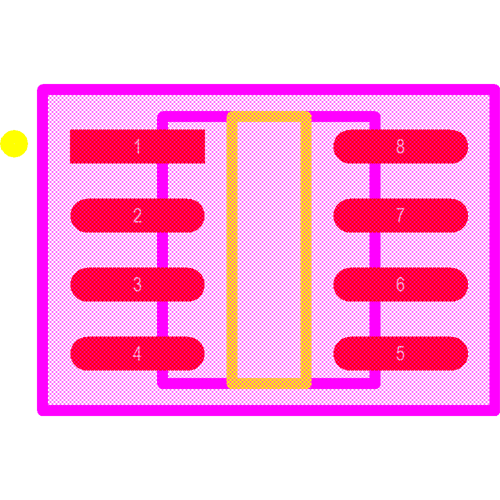 ADM483ARZ Footprint - Analog Devices
