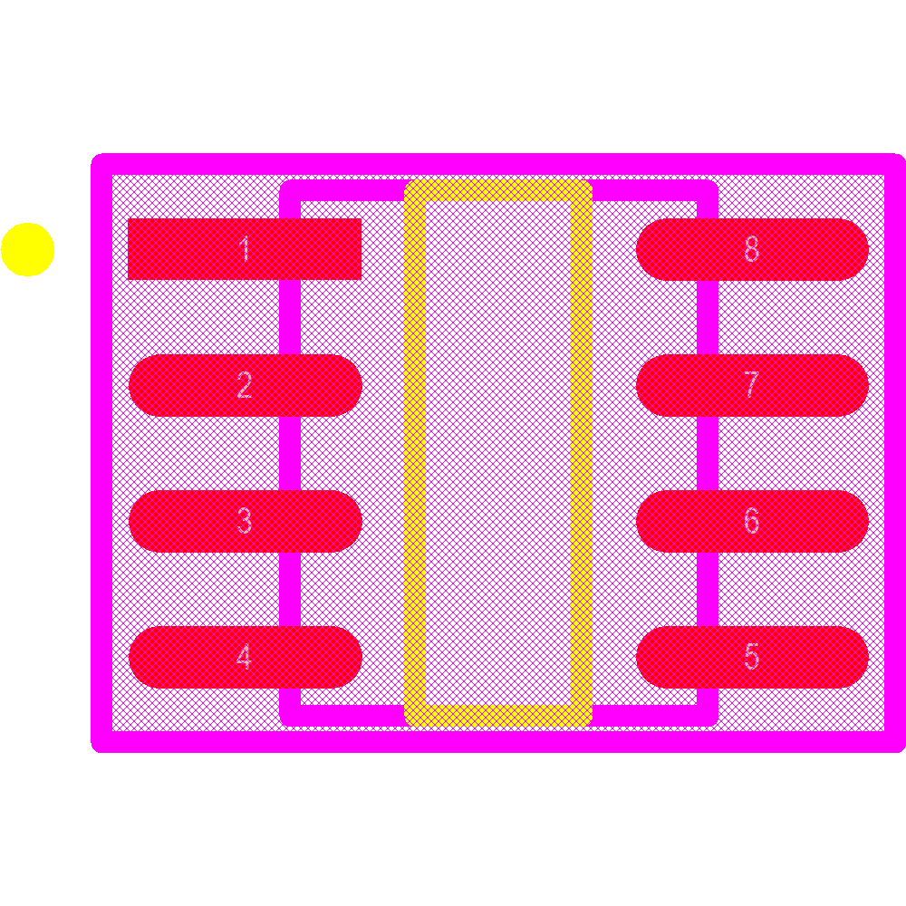 ADM483ARZ Footprint - Analog Devices