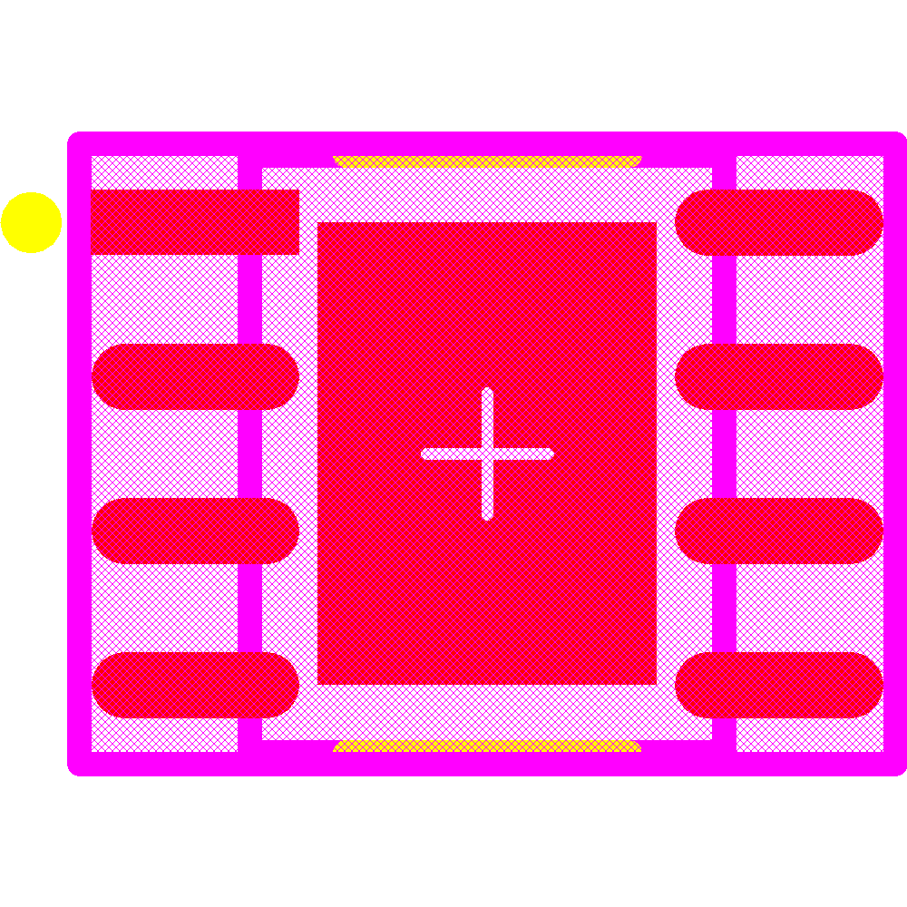 HV9910CSG-G Footprint - Microchip