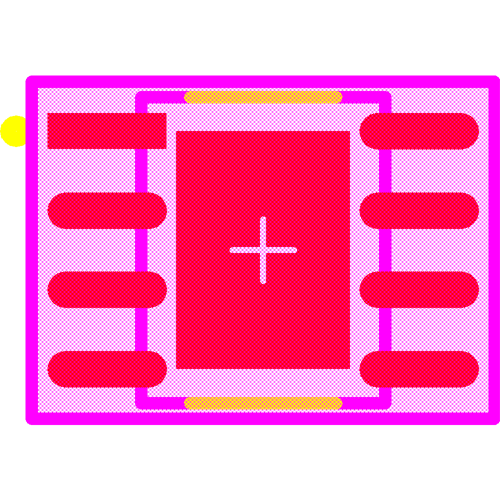 HV9910CSG-G Footprint - Microchip