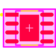 HV9910CSG-G Footprint - Microchip