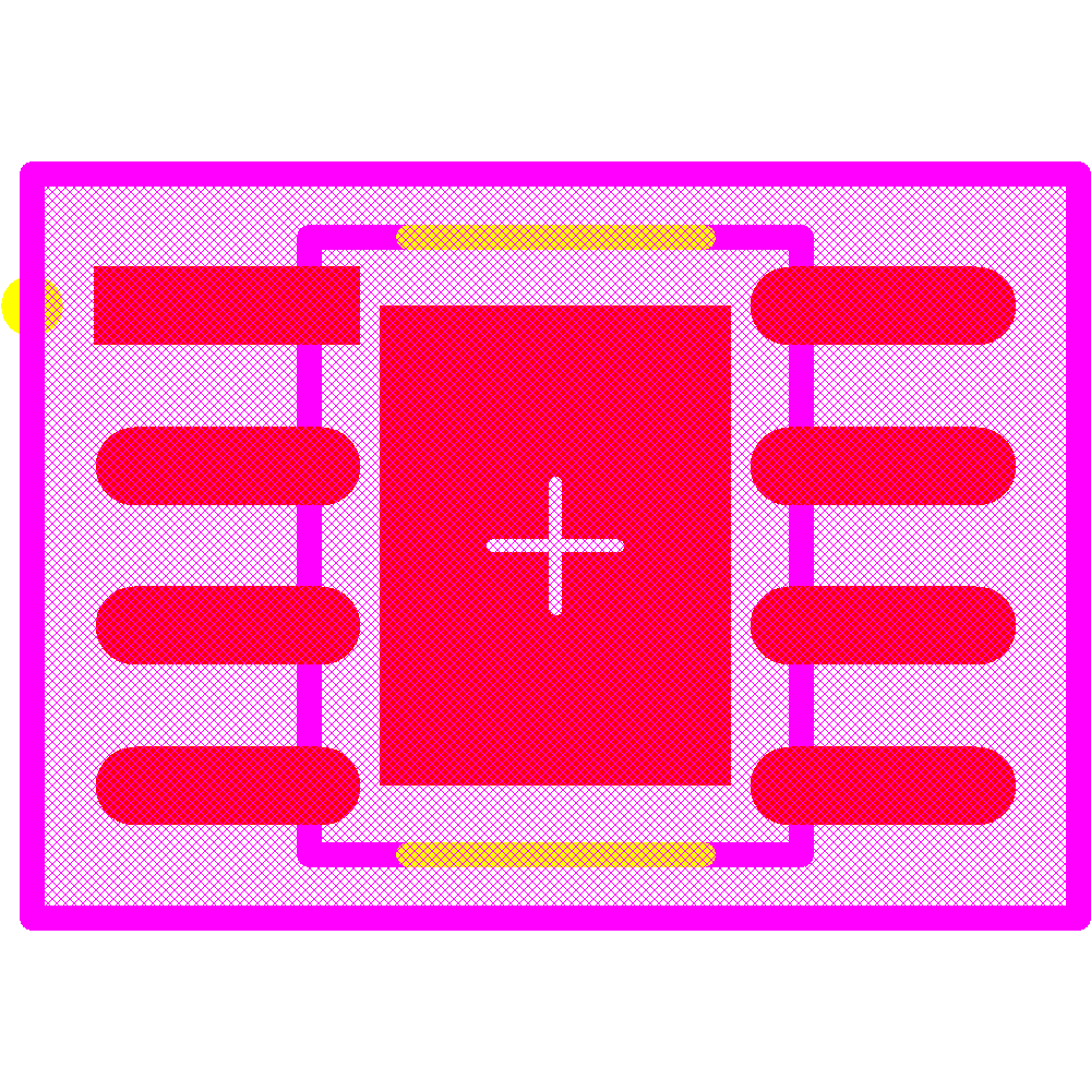 HV9910CSG-G Footprint - Microchip
