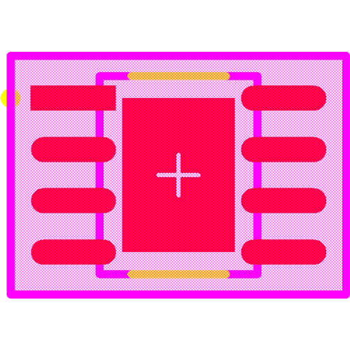 HV9910CSG-G Footprint - Microchip
