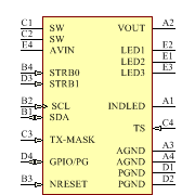 TPS61310YFFT Symbol - Texas Instruments