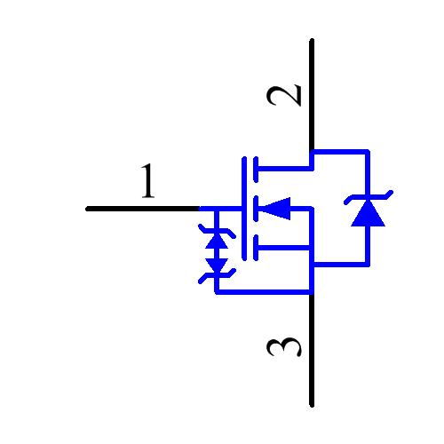 STP9NK50ZFP Symbol - STMicroelectronics