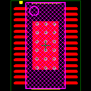LM3431MHX/NOPB Footprint - Texas Instruments