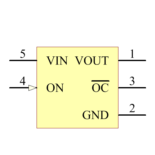 TPS22941DCKR Symbol - Texas Instruments