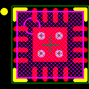 LT3518HUF#PBF Footprint - Analog Devices