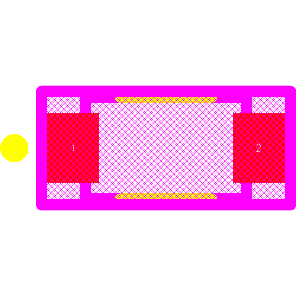 NSI50010YT1G Footprint - onsemi