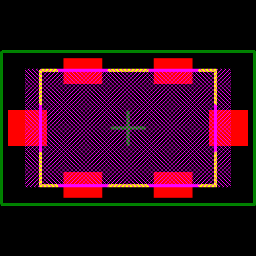 444VD21025816 Footprint - Wurth Elektronik
