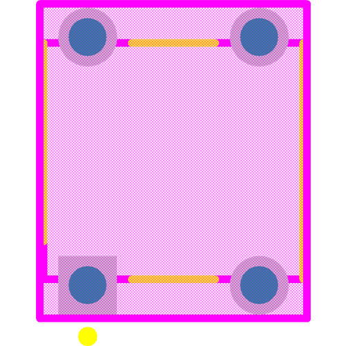 B3W-1050 Footprint - Omron