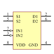 ADG823BRMZ-REEL7 Symbol - Analog Devices