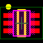 TPD4E001DCKR Footprint - Texas Instruments