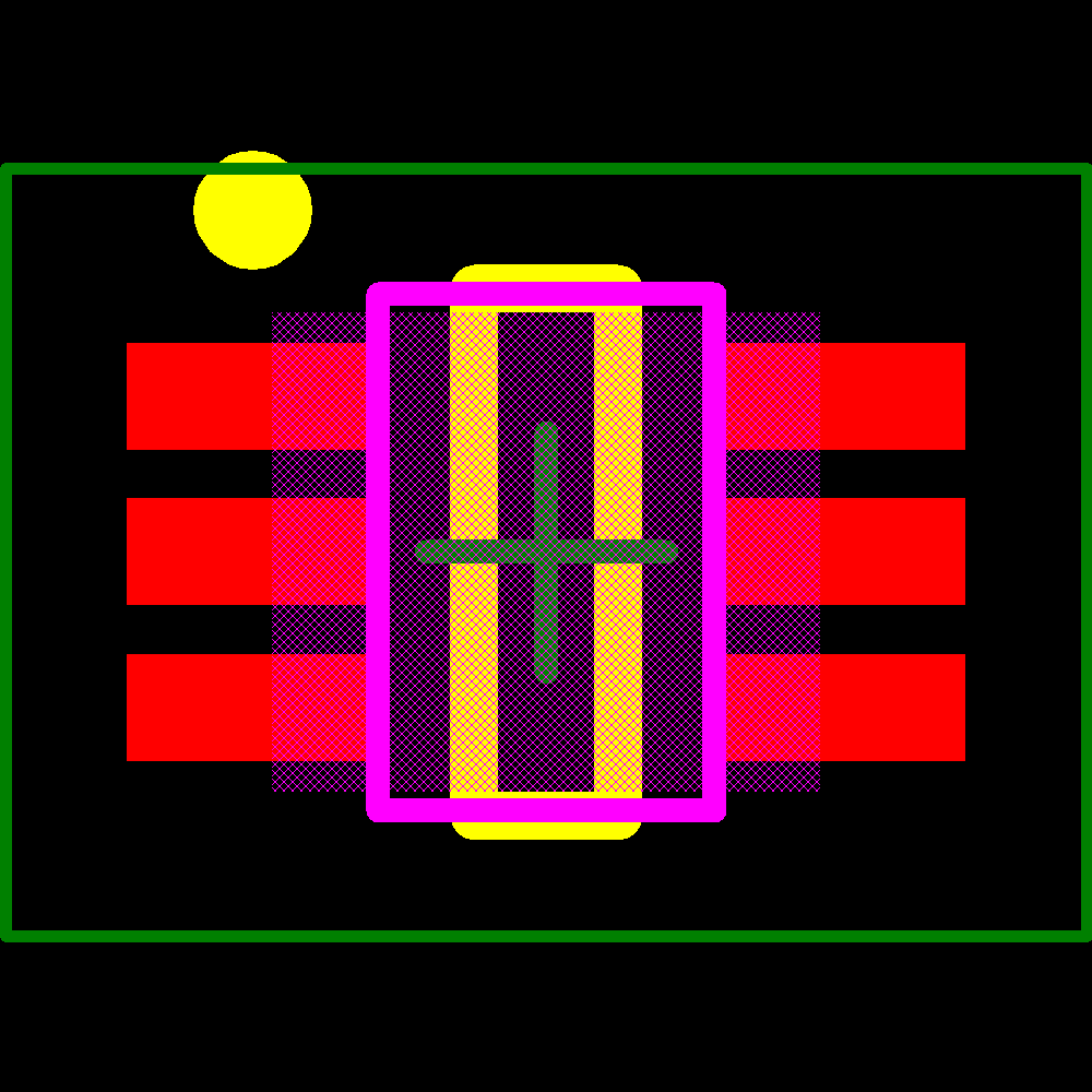 TPD4E001DCKR Footprint - Texas Instruments