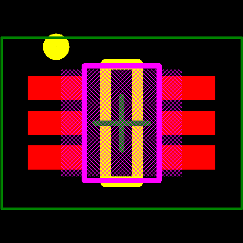 TPD4E001DCKR Footprint - Texas Instruments