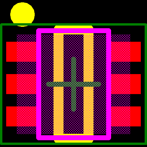TPD4E001DCKR Footprint - Texas Instruments
