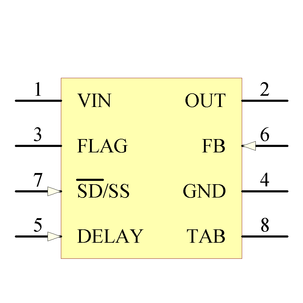 LM2590HVSX5.0AQ Symbol - Texas Instruments