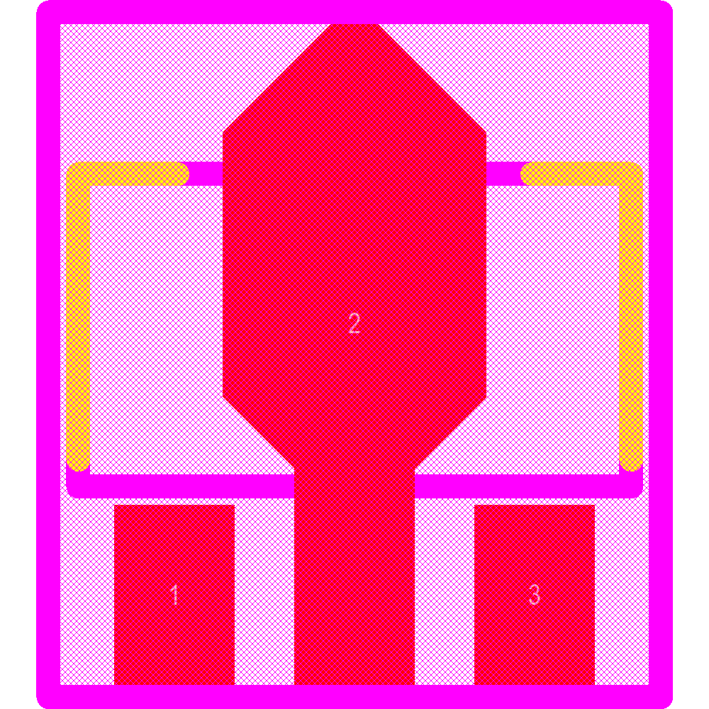 UA78L05AIPK Footprint - Texas Instruments