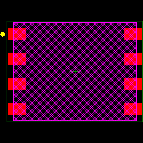 SI8261BAD-C-IM Footprint - Silicon Lab