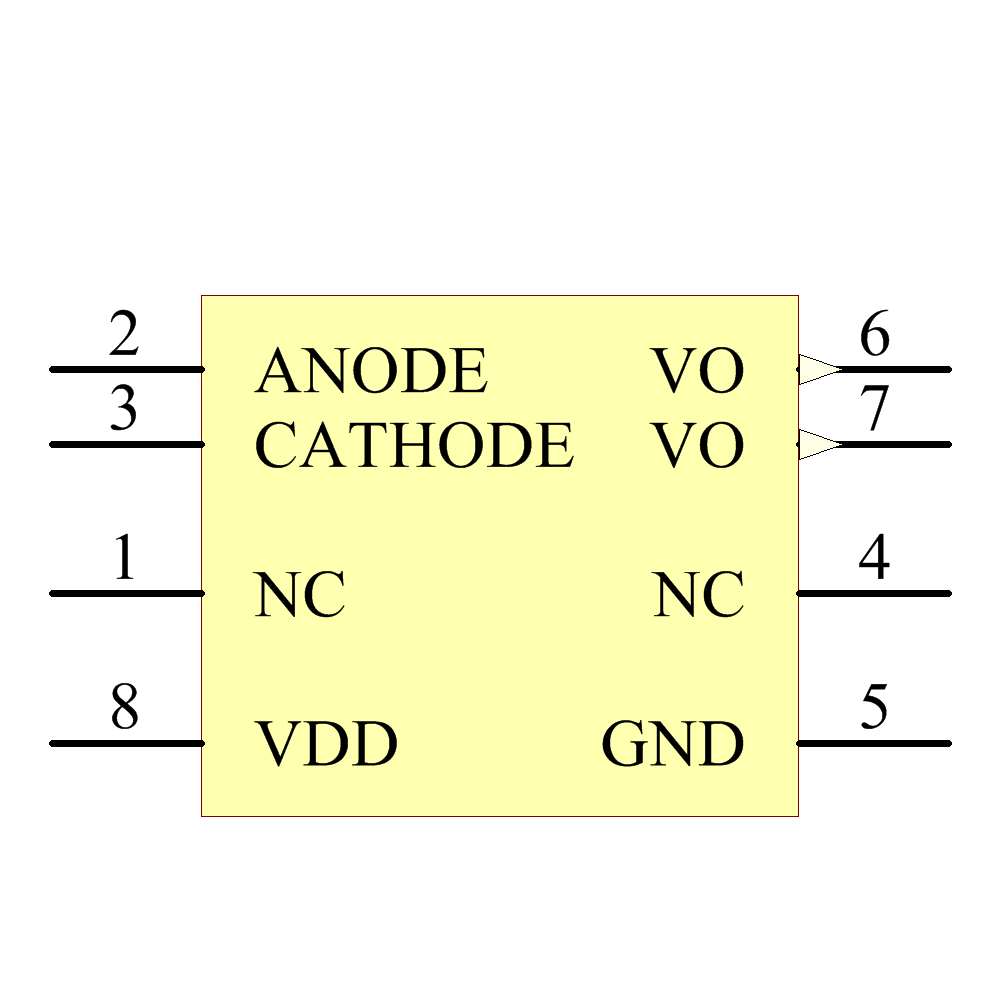 SI8261BAD-C-IM Symbol - Silicon Lab