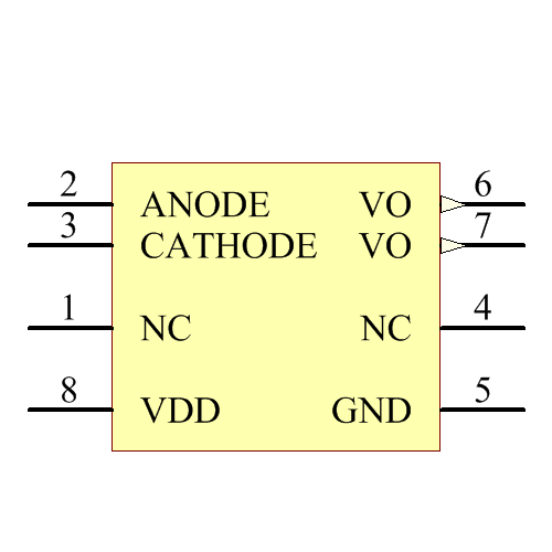 SI8261BAD-C-IM Symbol - Silicon Lab