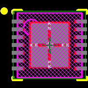 LM95233CISDX/NOPB Footprint - Texas Instruments