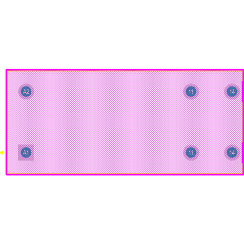 2-1393240-4 Footprint - TE Connectivity