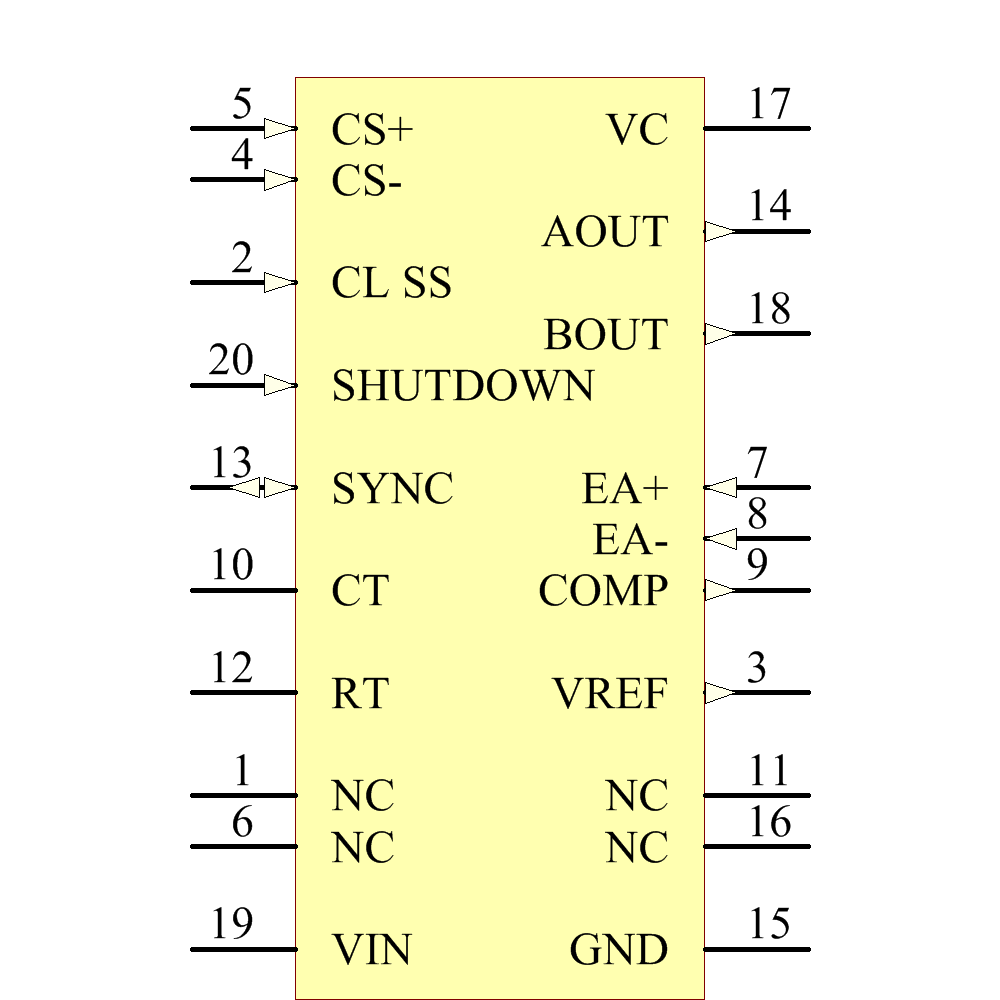 UC1856L20 Symbol - Texas Instruments