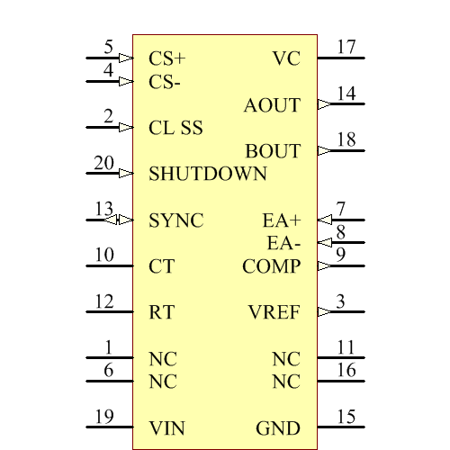 UC1856L20 Symbol - Texas Instruments