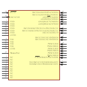 DSPIC30F3010-20I/ML Symbol - Microchip