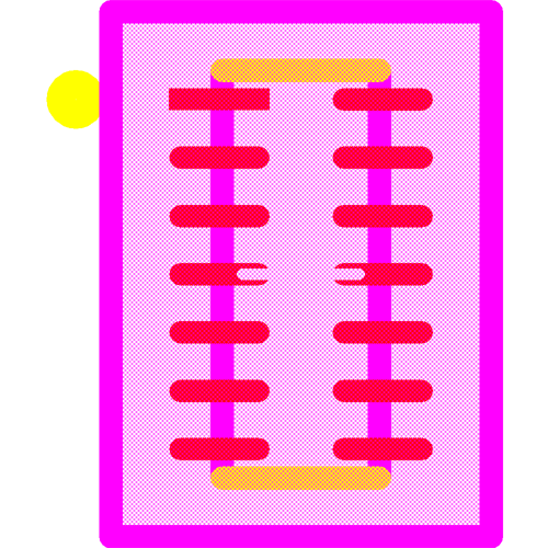 TPD6E05U06RVZR Footprint - Texas Instruments