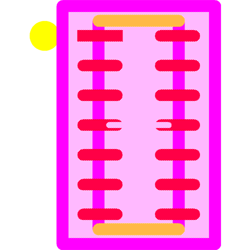 TPD6E05U06RVZR Footprint - Texas Instruments