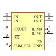 TPS2555DRCR Symbol - Texas Instruments