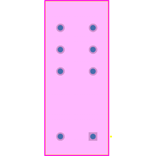 P2R-08P Footprint - Omron