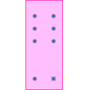 P2R-08P Footprint - Omron