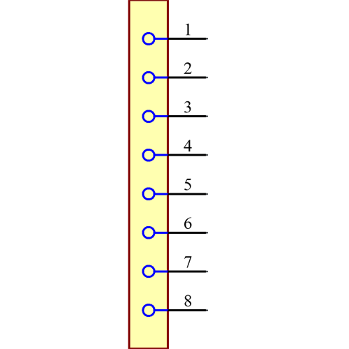 P2R-08P Symbol - Omron
