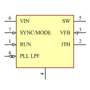 LTC3404IMS8#PBF Symbol - Analog Devices